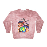 Unisex Color Blast Crewneck Sweatshirt