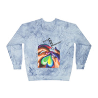 Unisex Color Blast Crewneck Sweatshirt