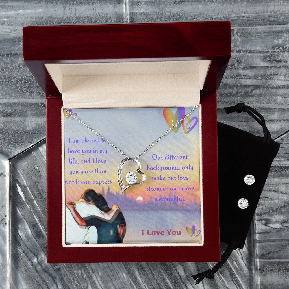 Jewelry Gift For Mixed Couple, Lover, Girlfriend