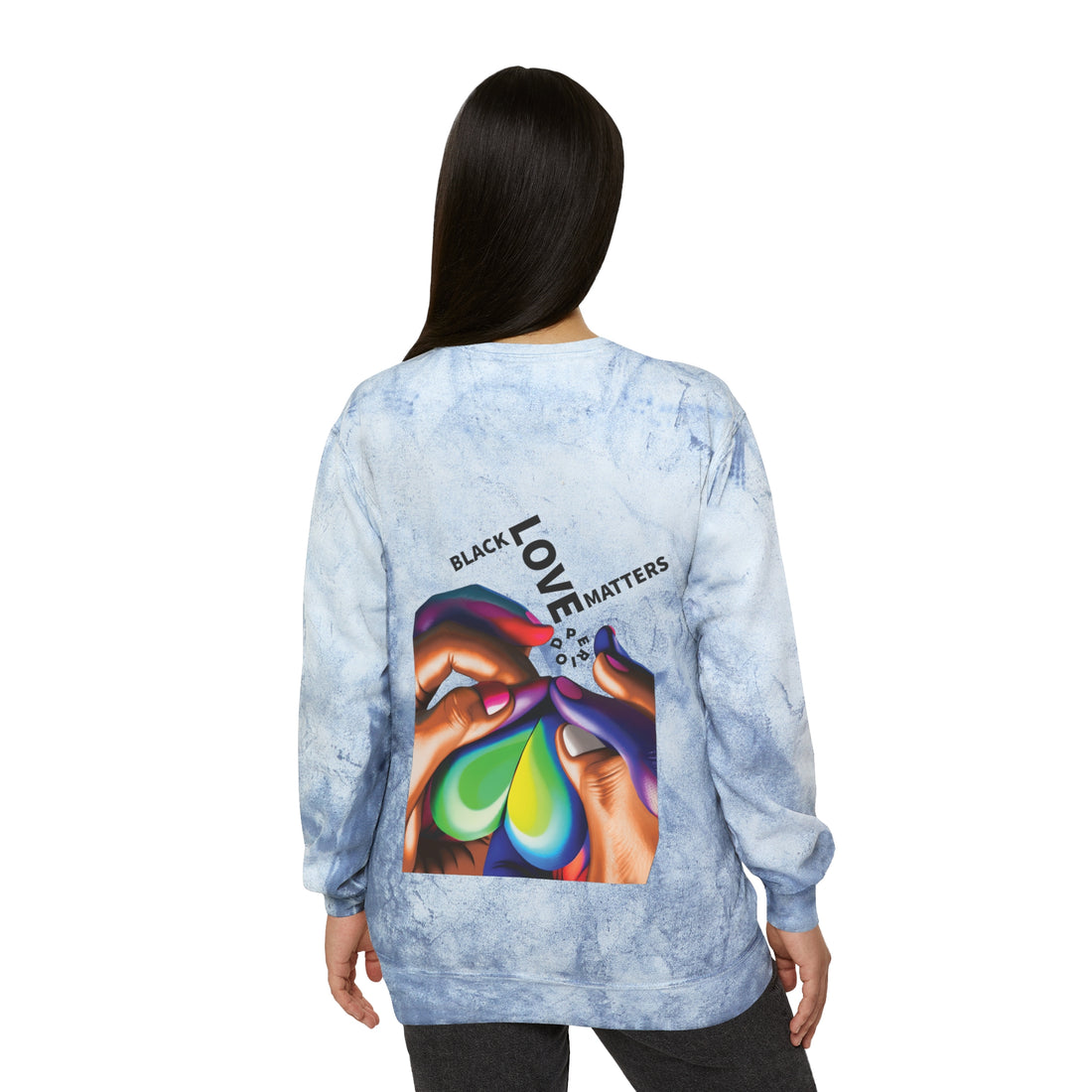 Unisex Color Blast Crewneck Sweatshirt