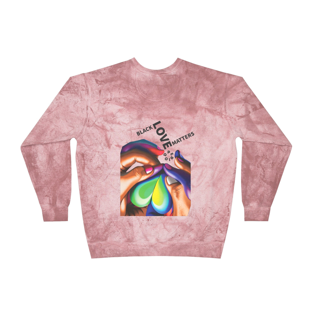 Unisex Color Blast Crewneck Sweatshirt
