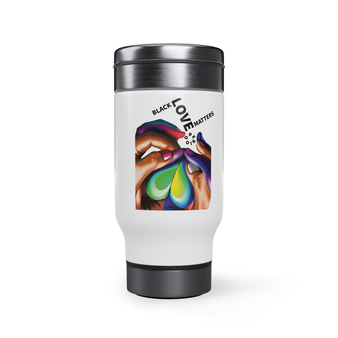 Stainless Steel Travel Mug w/ Handle