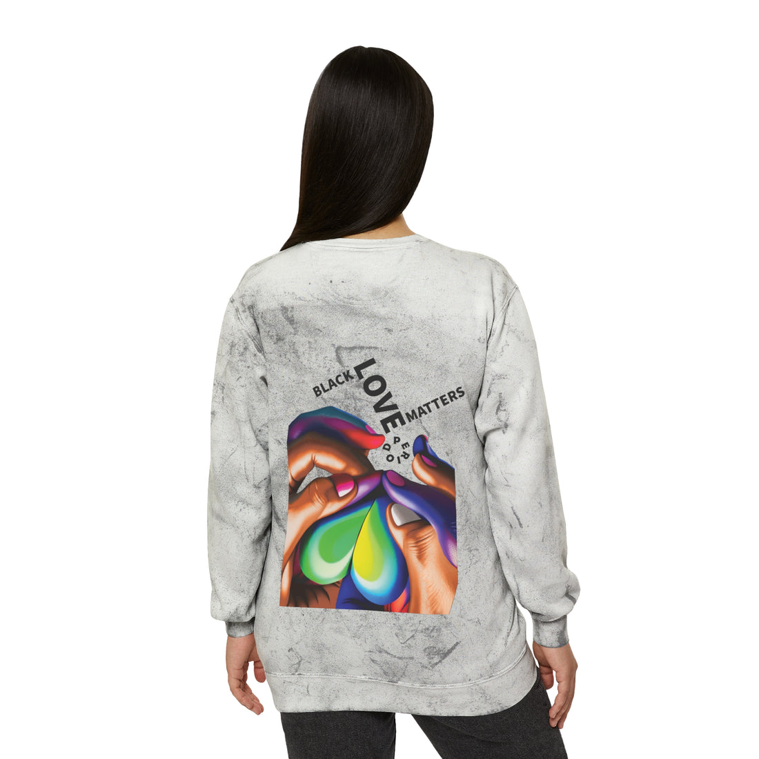 Unisex Color Blast Crewneck Sweatshirt