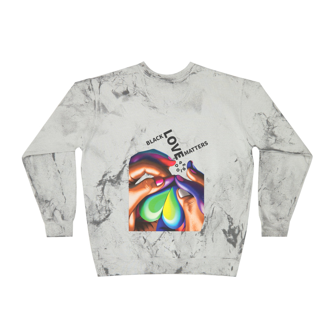 Unisex Color Blast Crewneck Sweatshirt