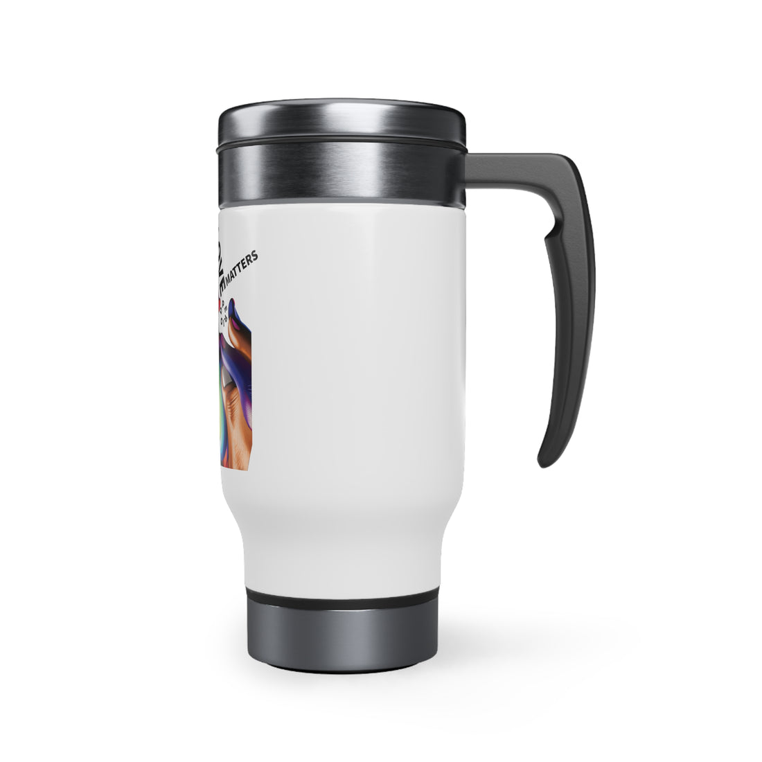 Stainless Steel Travel Mug w/ Handle