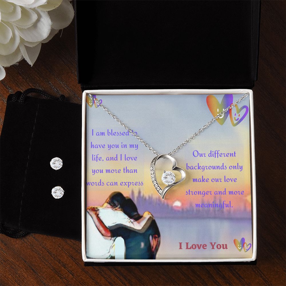 Jewelry Gift For Mixed Couple, Lover, Girlfriend