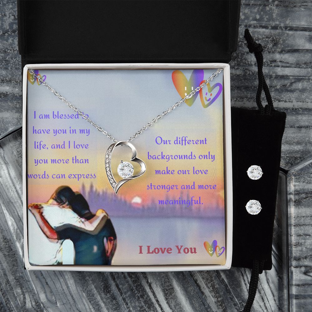 Jewelry Gift For Mixed Couple, Lover, Girlfriend