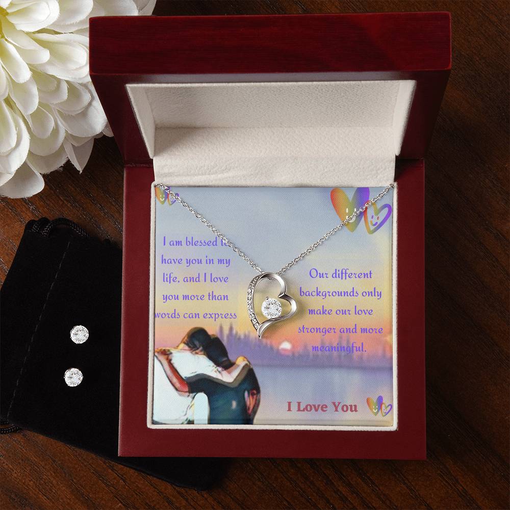 Jewelry Gift For Mixed Couple, Lover, Girlfriend