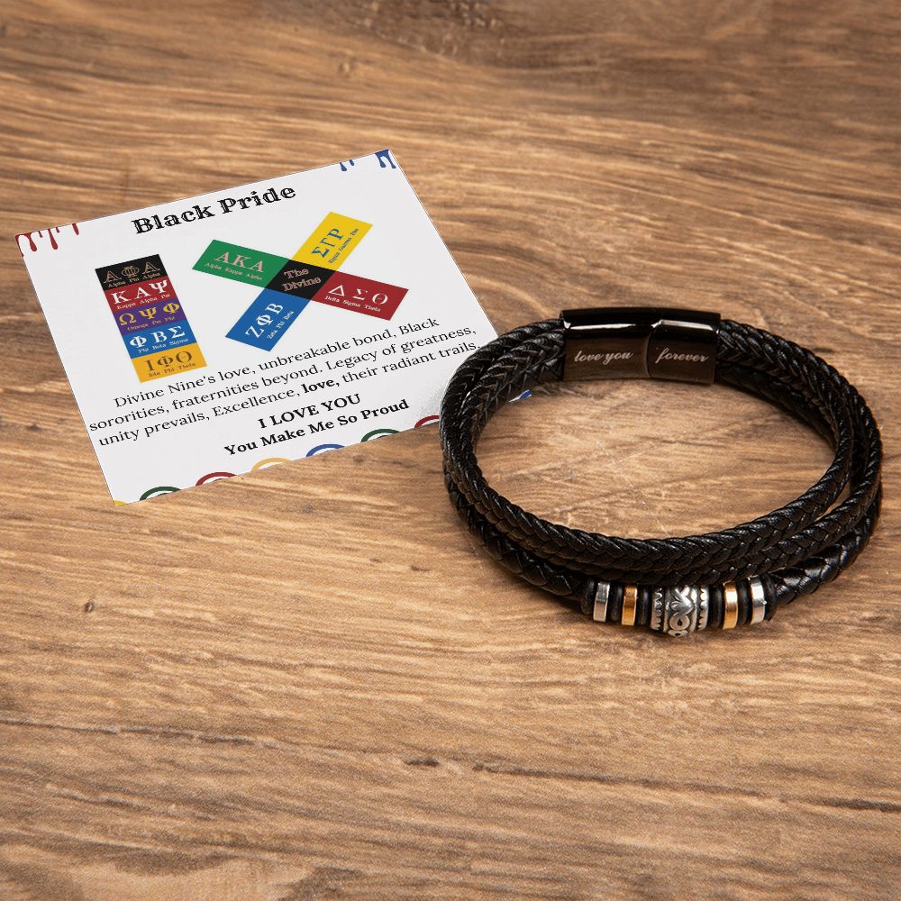 Bracelet Gift for Black Sorosities/fraternities