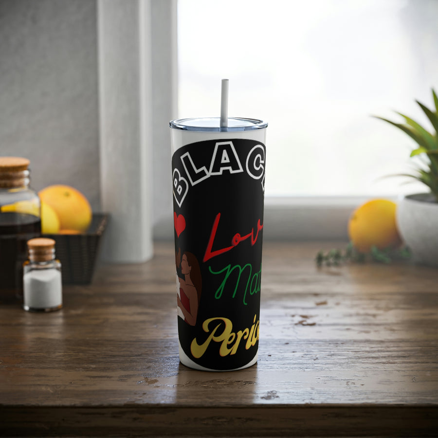 Steel Tumbler with Straw