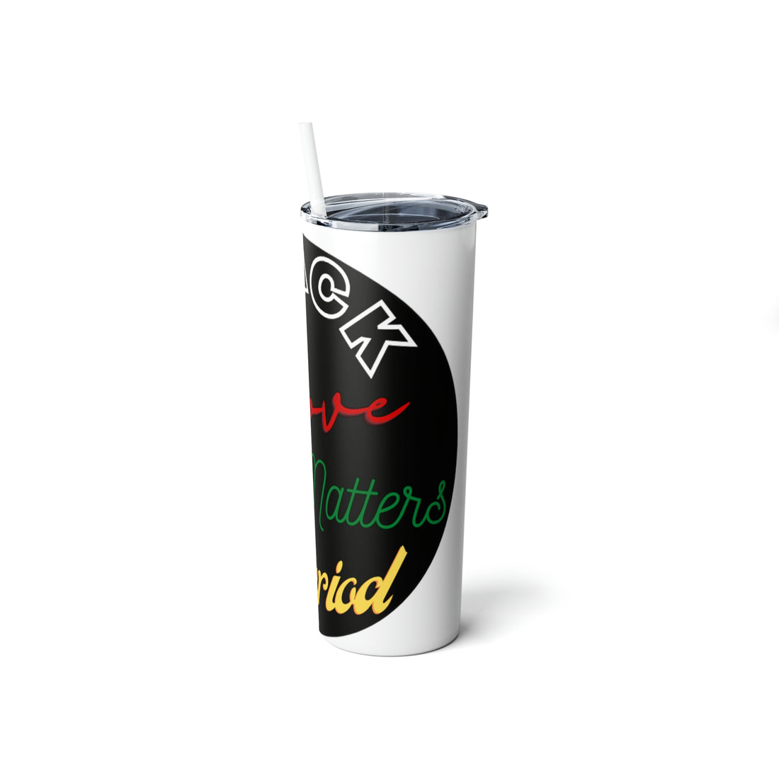 Steel Tumbler with Straw